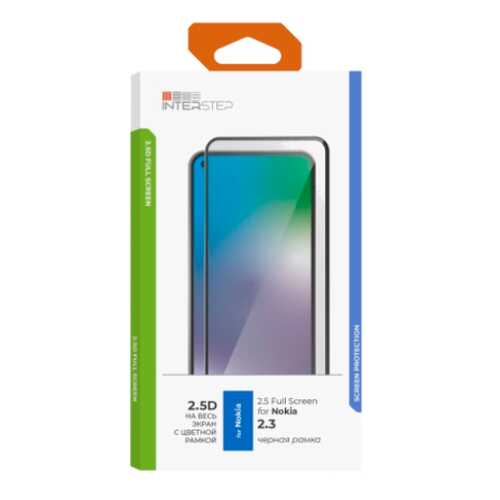 Защитное стекло InterStep для Nokia 2.3 Black