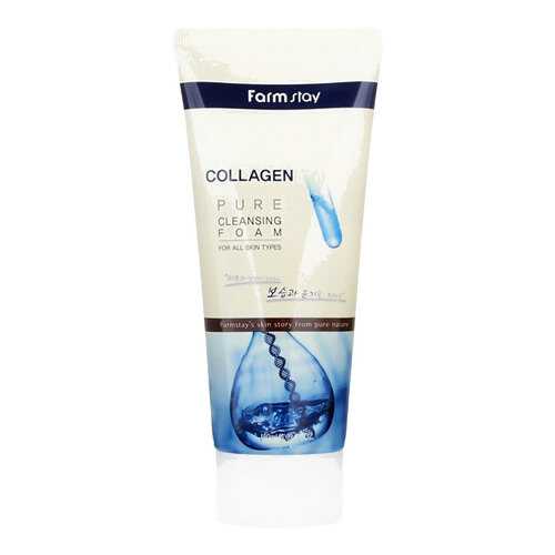 Пенка для умывания FarmStay Collagen Pure Cleansing 180 мл