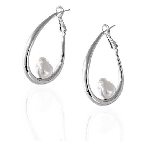 Серьги женские Lattrice 221155403 серебристые