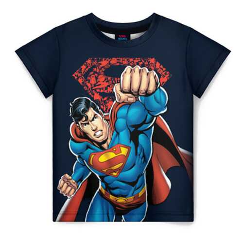 Детская футболка ВсеМайки 3D Superman, размер 122