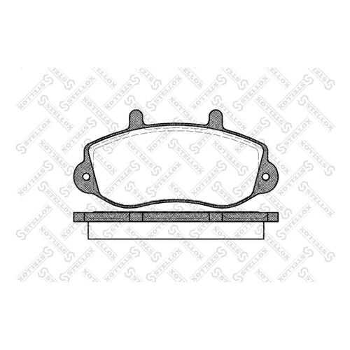 Комплект тормозных дисковых колодок Stellox 688 000-SX