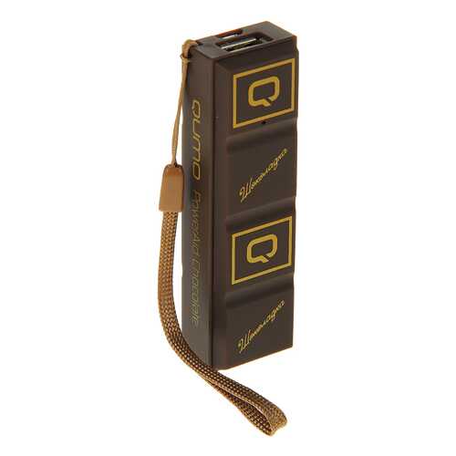 Внешний аккумулятор QUMO PowerAid Chocolate 2600 мА/ч Brown