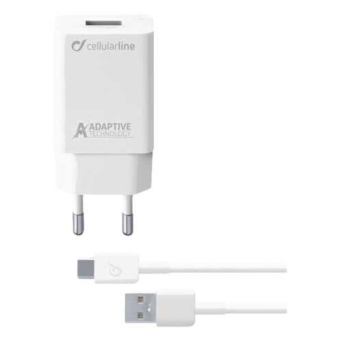 Сетевое зарядное устройство Cellular Line ACHSMKIT15WTYCW 30390