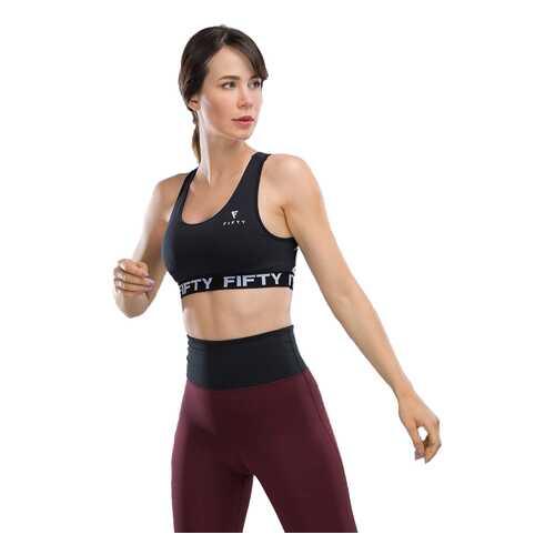 Спортивный бра Fifty FA-WB-0105, черный, L INT