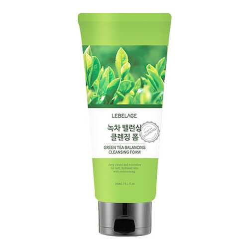 Пенка для умывания Lebelage Green Tea Balancing Cleansing Foam180 мл