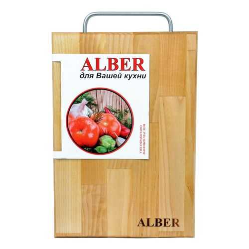 Разделочная доска Alber деревянная прямоугольная 34х22 см