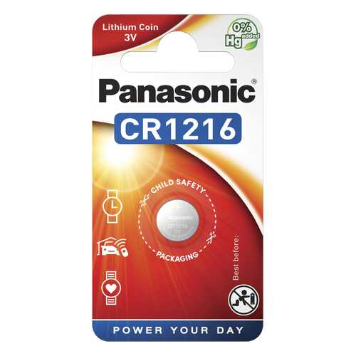 Батарейка Panasonic CR-1216EL/1B 1 шт