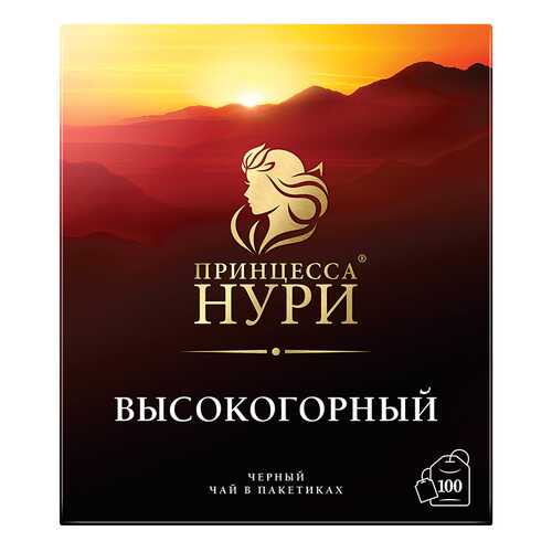 Чай черный Принцесса Нури Высокогорный 100 пакетиков