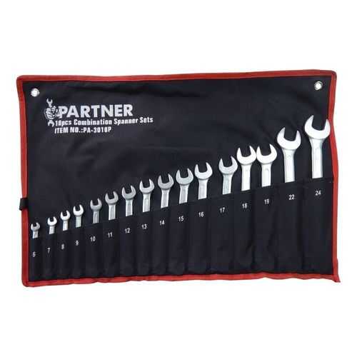 Набор комбинированных ключей  Partner PA-3016P