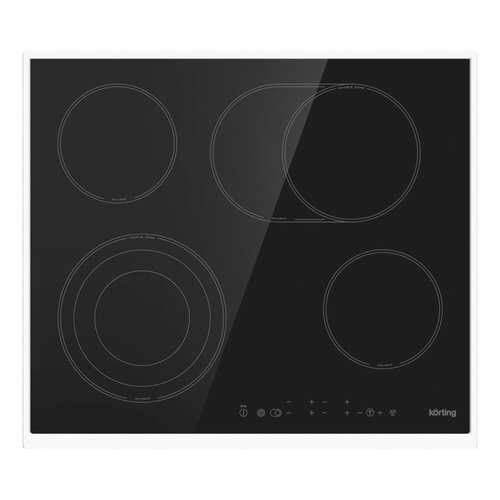 Встраиваемая варочная панель электрическая Korting HK 63052 X Black