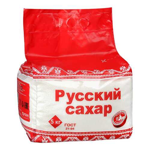 Сахар песок Русский Сахар гост 5 кг