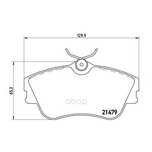 Тормозные колодки дисковые brembo P85029