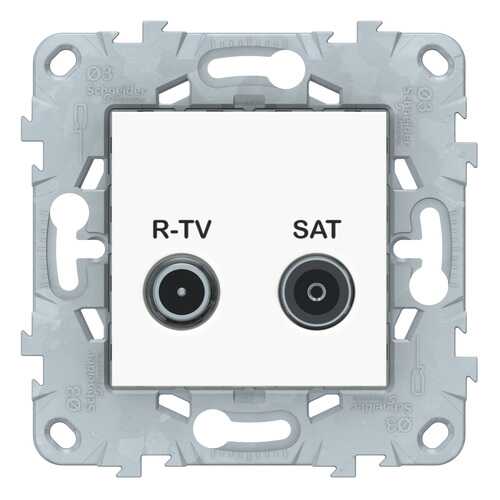 SE Unica New Белая Розетка R-TV/ SAT, одиночная