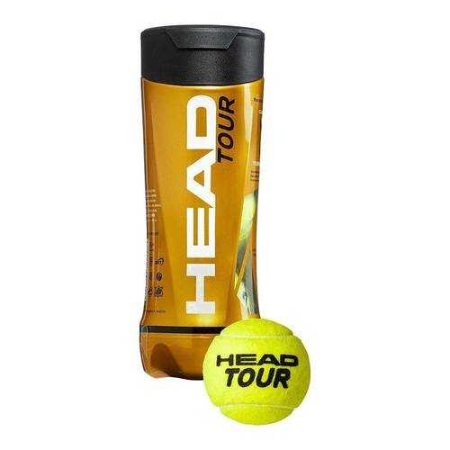 Мяч теннисный Head Tour 3B, желтый