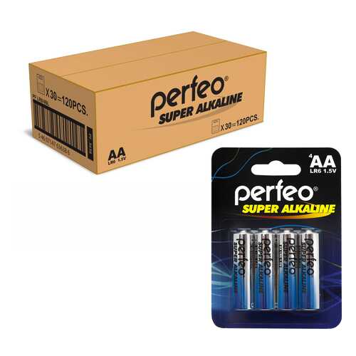 Батарейка Perfeo LR6/4BL Super Alkaline 120 шт