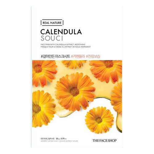 Маска для лица The Face Shop Real Nature Calendula Face Mask 20 г
