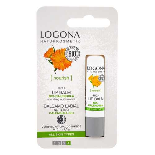 Бальзам для губ LOGONA 33127 RICH Bio-Calendula