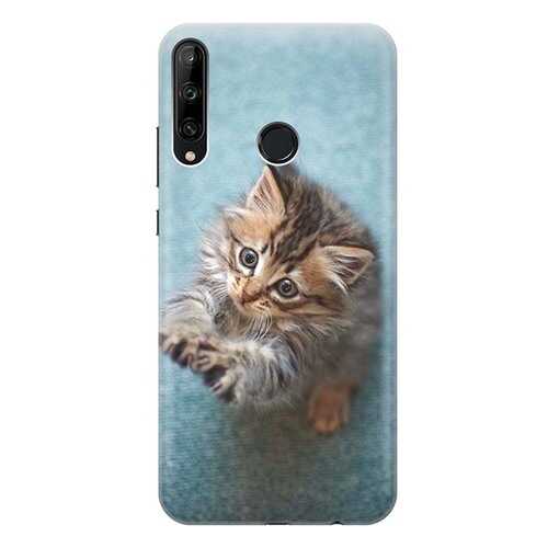 Чехол RE:PA для Huawei P40 Lite E / Honor 9C с принтом Котёнок на голубом