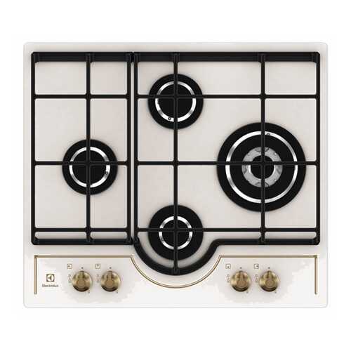 Встраиваемая варочная панель газовая Electrolux GPE363RBV Beige/Gold