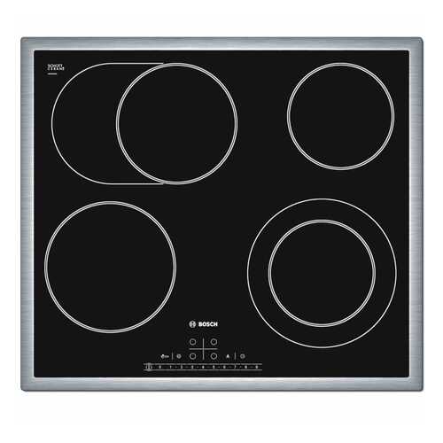 Встраиваемая варочная панель электрическая Bosch PKN645F17R Black