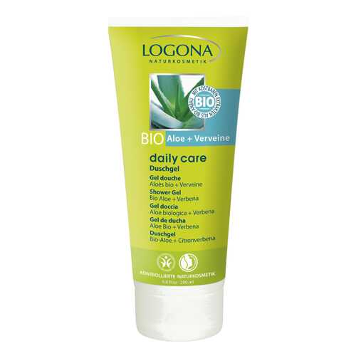 Гель для душа Logona Daily Care Shower Gel Organic Aloe + Verbena 200 мл