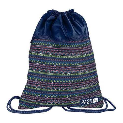 Мешок для обуви PASO Lifetime ethnic ornament blue