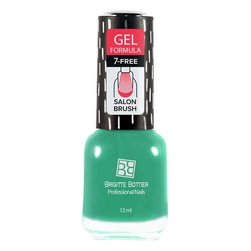 Лак с гелевым эффектом Brigitte Bottier Gel Formula тон 29 молодая зелень, 12 мл