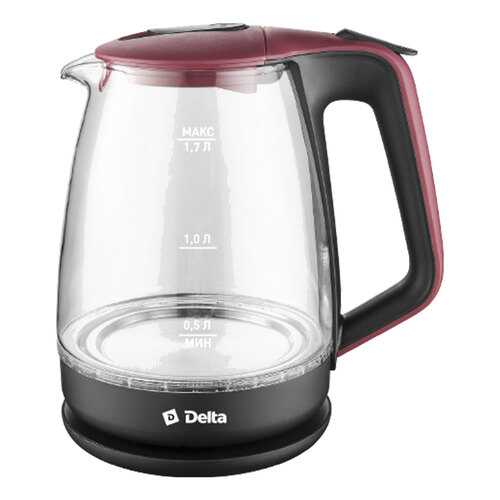 Чайник электрический Delta DL-1331 Black/Red