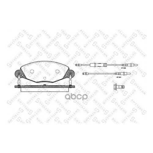Комплект тормозных колодок Stellox 838004BSX