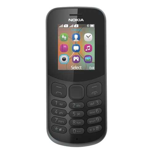 Мобильный телефон Nokia 130 DS (TA-1017) Black