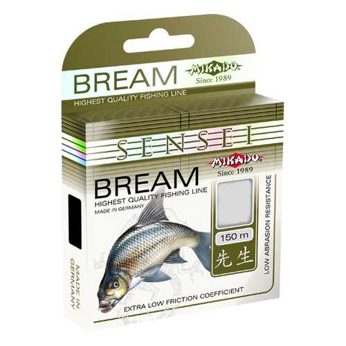 Леска монофильная Mikado Sensei Bream 0,3 мм, 150 м, 10,95 кг