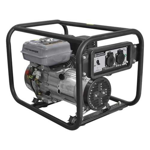 Бензиновый генератор CARVER PPG- 3900А BUILDER, 220/12 В, 3кВт [01.020.00017]