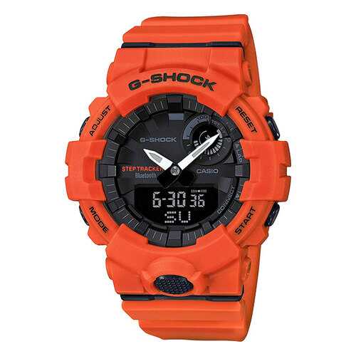 Японские спортивные наручные часы Casio G-Shock GBA-800-4A с хронографом