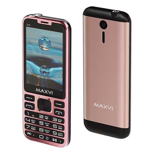 Мобильный телефон Maxvi X10 Rose Gold