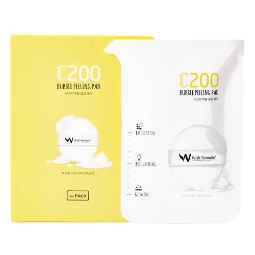 Пилинг для лица Wish Formula C200 Bubble Peeling Pad 4 шт