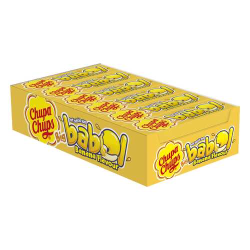 Жевательная резинка Chupa Chups big babol банан 21 г