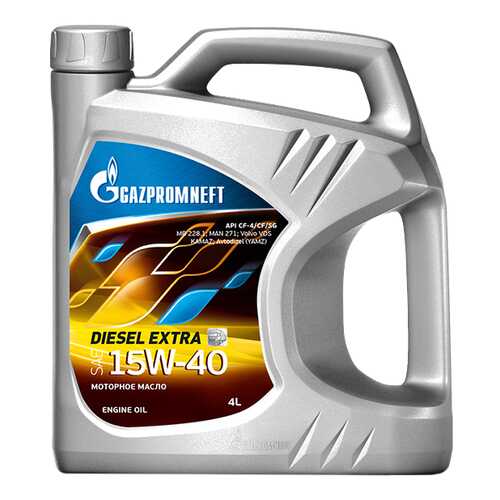 Моторное масло Gazpromneft Diesel Extra 15W-40 4л