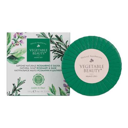 Косметическое мыло Vegetable Beauty Розмарин и шалфей 100 г