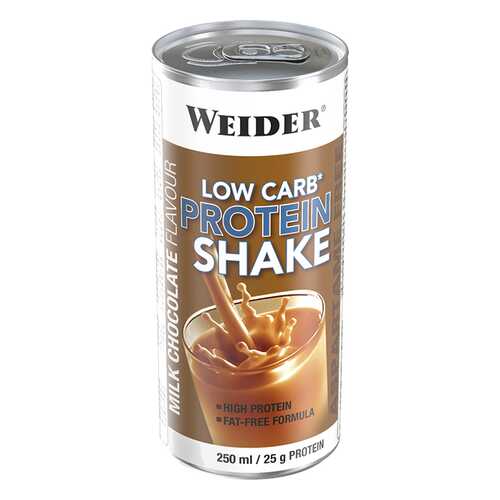 Weider Low Carb Protein Shake 250 мл (вкус: шоколад)