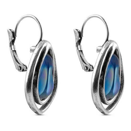 Серьги CICLON A182609-71 BL-S серебристые, синие