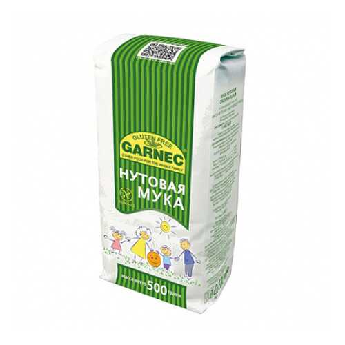 Мука нутовая, без глютена Garnec 500 г