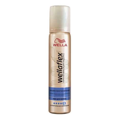 Лак для волос Wella Wellaflex Объем и восстановление 75 мл