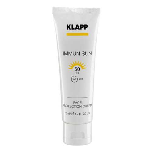 Солнцезащитное средство Klapp Immum Sun Face Protection Cream SPF50