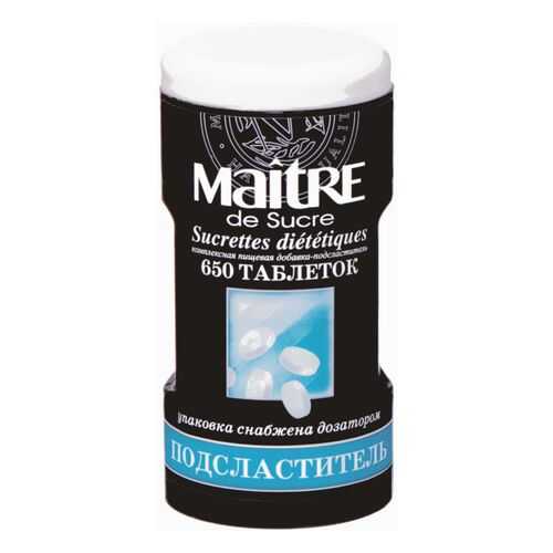 Подсластитель Maitre de Sucre 650 таблеток