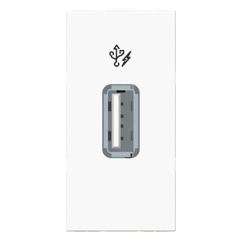 SE Unica Modular Белая Розетка USB, 5 В / 1000 мА, 1 модуль