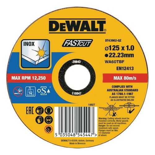 Круг отрезной DEWALT DT43902-QZ