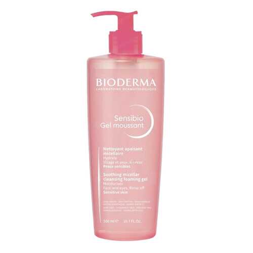 Средство для очищения Bioderma Sensibio Cleansing Gel 500 мл
