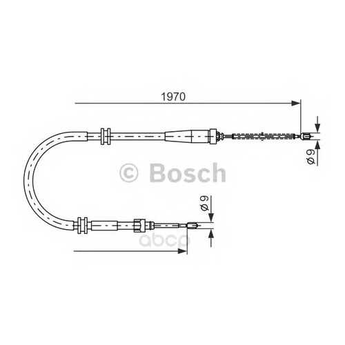 Трос cтояночного тормоза Bosch 1987482253