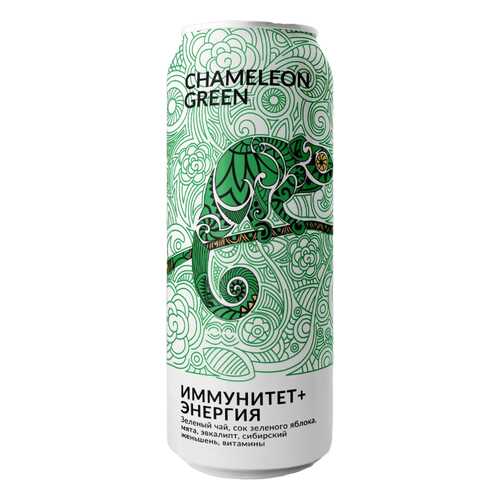 Напиток Green Chameleon энергетический без сахара эвкалипт 500 мл