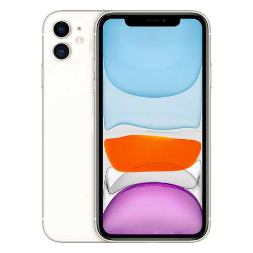 Смартфон Apple iPhone 11 64GB White (MWLU2RU/A)